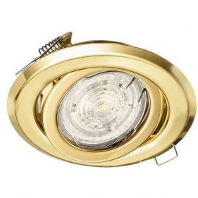 Obrázek pro Stropné bodové podhľadové svietidlo BETA nastaviteľné (zlatá)