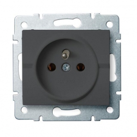 Obrázek pro Kanlux Jednozásuvka Mowion LOGI 02-1251-141 grafit