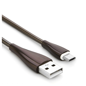 Obrázek pro Vysokorýchlostný flexibilný nabíjací dátový kábel VONK USB 2.0/Micro USB , 1.0M . 2,4A