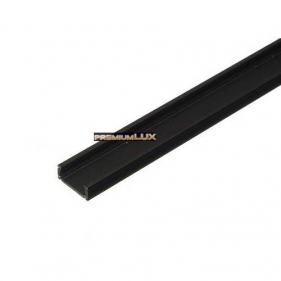 Obrázek pro Led profil hliníkový Minilux čierny bez krytky -1m