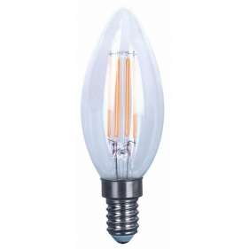 Obrázek pro LED žiarovka FILUX E14 4W/410lm , svieca LED vlákno , teplá = 40W
