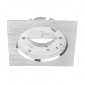 Obrázek pro Stropné bodové podhľadové svietidlo FURNI pevné pre žiarovku GX53 (Brúsené striebro)