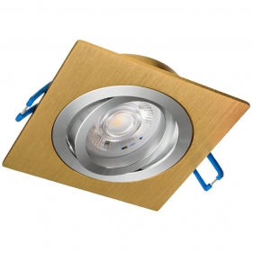 Obrázek pro Stropné bodové podhľadové svietidlo nastaviteľné JOTA K/1 (brúsené, zlaté- strieborné)