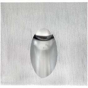 Schodové svietidlo štvorcové STEPI SB/WW - strieborná , 1,2W/40lm , 12V , Teplá Obrázek pro Schodové svietidlo štvorcové STEPI SB/WW - strieborná , 1,2W/40lm , 12V , Teplá