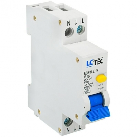 Obrázek pro LC-Tec Prúdový chránič s ističom 1-modulový 16A 1P+N 30mA 4,5kA