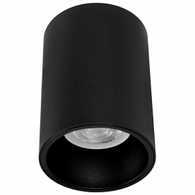 Obrázek pro Stropné bodové prisadené svietidlo GOLDI-O-B/B valcové (čierne)