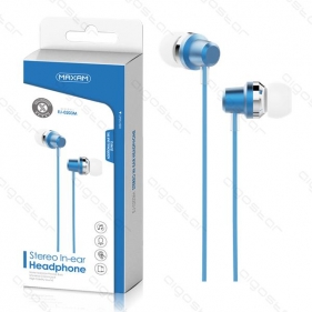 Obrázek pro Slúchadlá EJ-0203M , 3.5mm Jack , 1.2M Modré s mikrofónom