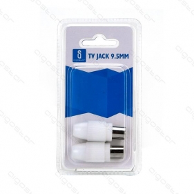 Obrázek pro Sada koncoviek pre Anténny, koaxiálny TV kábel 2x zásuvka 9,5mm