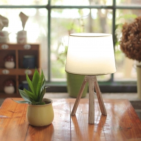 Obrázek pro Stolná lampa 01 Drevo , E14 