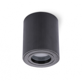 Obrázek pro Stropné bodové prisadené svietidlo AQUARIUS valcové IP44 (čierna)