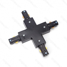 Obrázek pro X Spojka pre 1-fázový koľajnicový systém čierna