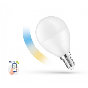 Obrázek pro SMART LED žiarovka E14 5W/420lm , glóbus G45 , CCT