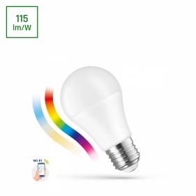 Obrázek pro SMART LED žiarovka E27 9W/850lm , klasik A60 , RGB+CCT