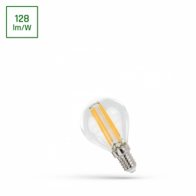 Obrázek pro LED žiarovka E14 4W/510lm , glóbus LED vlákno , Neutrálna biela