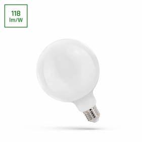 Obrázek pro LED žiarovka E27 11W/1300lm , COG glóbus G125 , Neutrálna biela