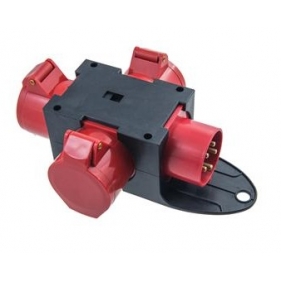 Adaptér , elektrická rozvodka R-BOX MINI 400V 3x16A IP44 Obrázek pro Adaptér , elektrická rozvodka R-BOX MINI 400V 3x16A IP44