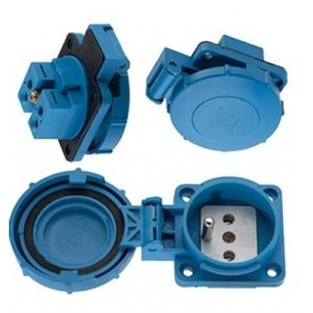 Obrázek pro Jednozásuvka vstavaná GZ-16 IP67 s uzemnením