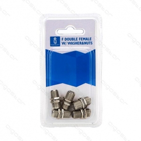 Obrázek pro F Sada spojky pre anténny, koaxiálny TV kábel, 5ks