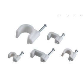 Obrázek pro Úchyt na kábel biely fi:6mm 100ks