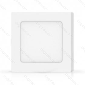 Led Panel štvorcový biely prisadený 6W/370lm 122mm IK03 Teplá biela - Back lit Obrázek pro Led Panel štvorcový biely prisadený 6W/370lm 122mm IK03 Teplá biela - Back lit