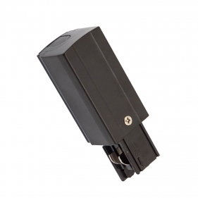 Obrázek pro SPS2 Napájací konektor ľavý pre 3-fázový koľajnicový systém čierna