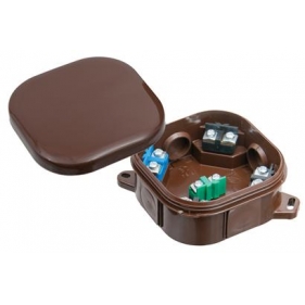 Obrázek pro Elektro-inštalačná krabica na omietku 5x4mm2 IP54 Hnedá