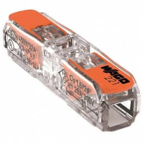 Obrázek pro WAGO Spojovacia svorka zaklapávacia priechodná 2x0,2-4mm 221-2411
