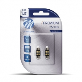 Obrázek pro LED Autožiarovka LB345W DUO - C5W 31mm 4xSMD2835 CANBUS , biela