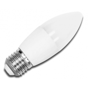 Obrázek pro LED žiarovka E27 6W/450lm , svieca , Studená biela