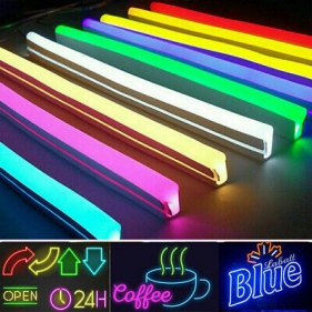 Komplet NEON LED pás vodeodolný IP65 8-10W/m, 5M - Studená biela Obrázek pro Komplet NEON LED pás vodeodolný IP65 8-10W/m, 5M - Studená biela