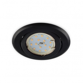 Obrázek pro Stropné bodové podhľadové svietidlo OH15 nastaviteľné (čierna)