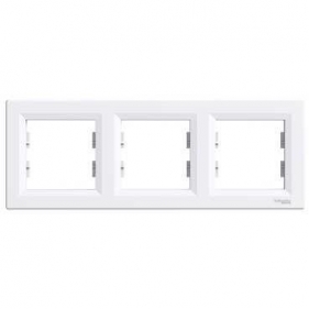 Obrázek pro SCHNEIDER Electric Rámček-3 Asfora biely