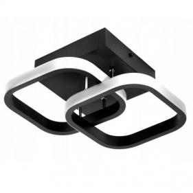 Obrázek pro LED RING DUALA Prisadený luster 15W/230V/Čierna