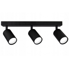 Obrázek pro SPOTI Prisadený Luster 3xGU10/230V/Čierna