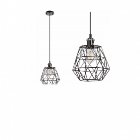 Obrázek pro DIAMENT DASU Závesný luster 1xE27/230V/Čierna