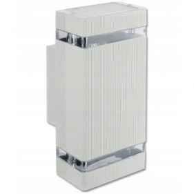 CARLO Nástenné vonkajšie svietidlo 2xGU10/230V/Biela Obrázek pro CARLO Nástenné vonkajšie svietidlo 2xGU10/230V/Biela