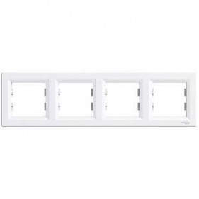 Obrázek pro SCHNEIDER Electric Rámček-4 Asfora biely