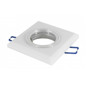 Obrázek pro Sklenené bodové podhľadové svietidlo pevné - brúsené hrany (mliečne)