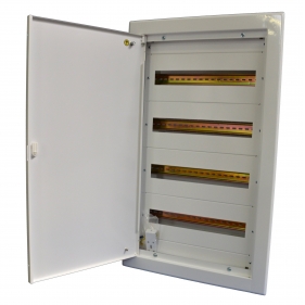 Obrázek pro Rozvádzač pod omietku s DIN lištou 4/18/72 modulová , IP30 , plech