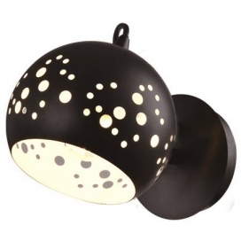 Obrázek pro Nástenné svietidlo AGURO 1xE27/230V/Čierna