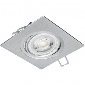 Obrázek pro Stropné bodové podhľadové svietidlo nastaviteľné ATENA-K (brúsené striebro)