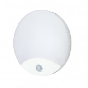Obrázek pro Vodeodolný Led Ceiling kruhový biely ORBIS 10W/1050lm 255mm , IP44 , s PIR senzorom , Neutrálna biela