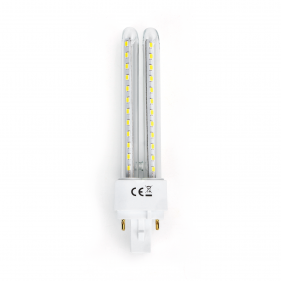 Obrázek pro LED žiarovka PLC 12W/1200lm , 2U , Studená biela