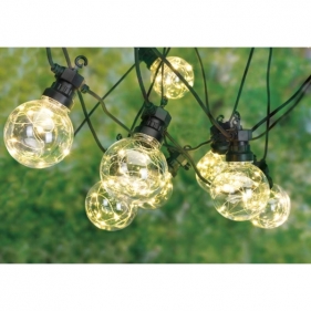 Obrázek pro Svetelná dekoračná reťaz , girlanda , 10 žiaroviek, 230V , IP44, 7,5M