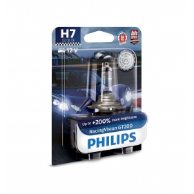 Obrázek pro PHILIPS Halogénová Autožiarovka H7 RacingVision GT200, 12V , 55W  + 200% svietivosti