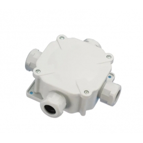 Obrázek pro Vodeodolná inštalačná krabica na omietku IP65, 80x80x40mm, sivá