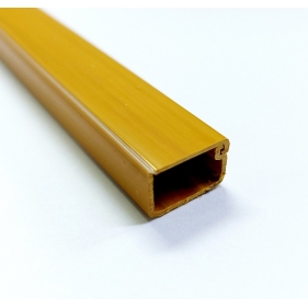 Obrázek pro Elektroinštalačná plastová lišta svetlé drevo samolepiaca 15x10mm 2m