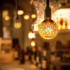 LED žiarovka E27 4W, 3D G80 , Colourful Obrázek pro LED žiarovka E27 4W, 3D G80 , Colourful