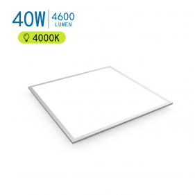 Led Panel štvorcový biely 40W/4600lm 620x620x8mm Neutrálna biela E5 Obrázek pro Led Panel štvorcový biely 40W/4600lm 620x620x8mm Neutrálna biela E5
