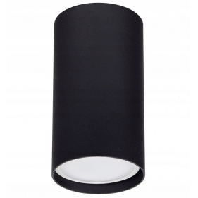 Stropné bodové prisadené svietidlo TUBO valcové (Čierna) Obrázek pro Stropné bodové prisadené svietidlo TUBO valcové (Čierna)